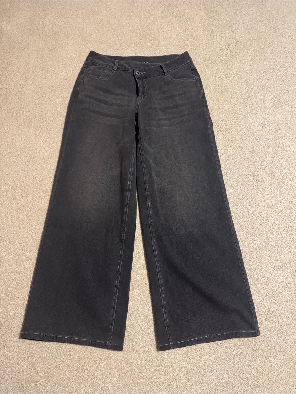 HALARA Black Wide-Leg Jeans Brand New